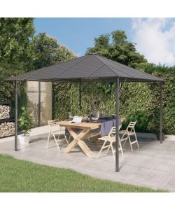 Gazebo con Tetto 3x3 m Antracite