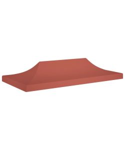 Tetto per Tendone per Feste 6x3 m Terracotta 270 g/m