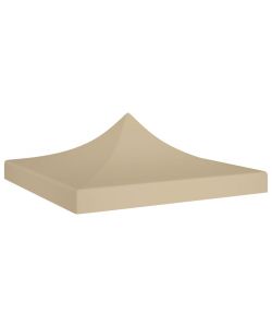 Tetto per Tendone per Feste 2x2 m Beige 270 g/mq