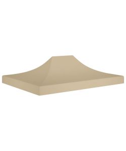 Tetto per Tendone per Feste 4x3 m Beige 270 g/mq