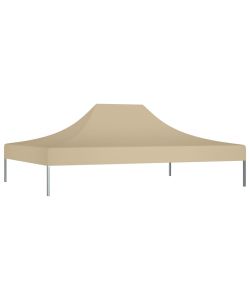 Tetto per Tendone per Feste 4x3 m Beige 270 g/mq