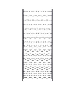 Portavini da 96 Bottiglie Nero in Ferro