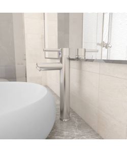 Rubinetto Miscelatore da Bagno Argento 12x30 cm