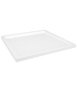 Piatto Doccia con Superficie Puntinata Bianco 90x90x4 cm in ABS