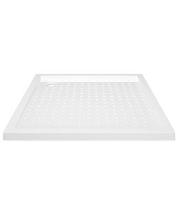 Piatto Doccia con Superficie Puntinata Bianco 90x90x4 cm in ABS