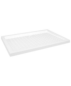 Piatto Doccia con Superficie Puntinata Bianco 70x100x4cm in ABS