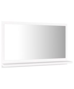 Specchio da Bagno Bianco 60x10,5x37 cm in Truciolato