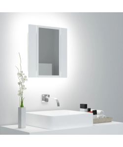 Specchio da Bagno con LED Bianco 40x12x45 cm in Acrilico