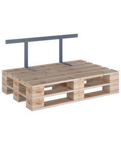 Schienale per Divano a Pallet Grigio Chiaro 110 cm in Ferro