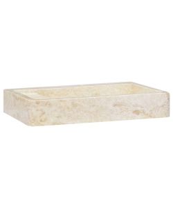 Lavandino Crema 58x39x10 cm in Marmo