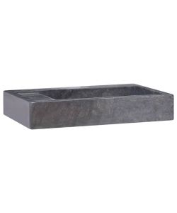 Lavandino Nero 58x39x10 cm in Marmo