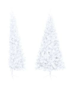 Albero Natale a Met con Luci LED Bianco 180 cm in PVC