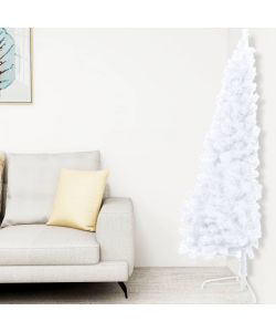 Albero Natale a Met con Luci LED Bianco 180 cm in PVC