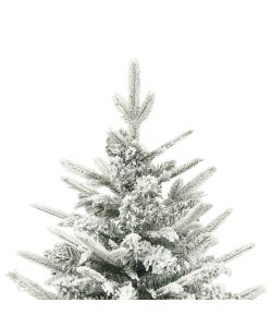 Albero di Natale Artificiale con Neve Verde 120 cm PVC e PE