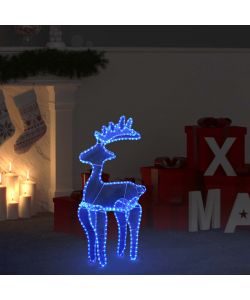 Decorazione Natalizia Renna in Rete con 306 LED 60x24x89 cm