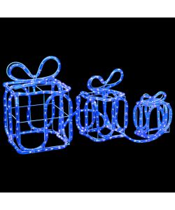 Decorazione Natale Scatole Regalo con 180 LED Interni Esterni