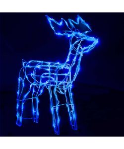 Decorazioni di Natale a Forma di Renne 3 pz 229 LED