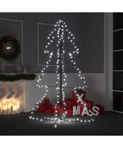 Albero di Natale a Cono 200 LED per Interni Esterni 98x150 cm