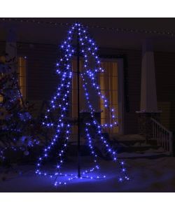 Albero di Natale a Cono 200 LED per Interni Esterni 98x150 cm