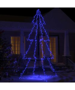 Albero di Natale a Cono 360 LED per Interni Esterni 143x250 cm
