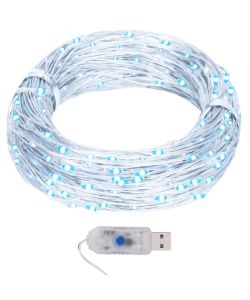 Filo di Micro Lucine a LED 40m 400 LED Bianco Freddo 8 Funzioni