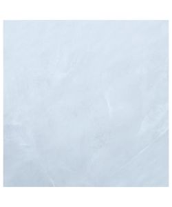 Listoni Pavimenti Adesivi 20 pz in PVC 1,86 mq Marmo Bianco 330159