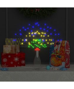 Luce di Natale Fuochi Artificio Multicolore 20cm 140 LED