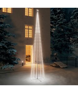 Albero di Natale a Cono con 752 LED Bianco Freddo 160x500 cm