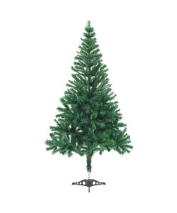 Set Albero Natale Artificiale con LED e Palline 120 cm 230 Rami