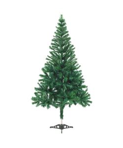 Set Albero Natale Artificiale con LED e Palline 180 cm 564 Rami