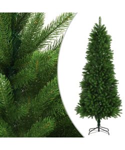 Set Albero Natale Artificiale con LED e Palline 240 cm Verde