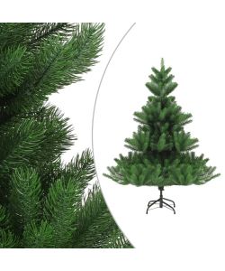 Albero Natale Artificiale Abete Nordmann LED Palline Verde120cm