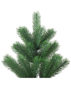 Albero Natale Artificiale Abete Nordmann LED Palline Verde120cm