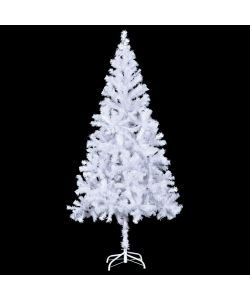 Set Albero Natale Artificiale con LED e Palline 210 cm 910 Rami