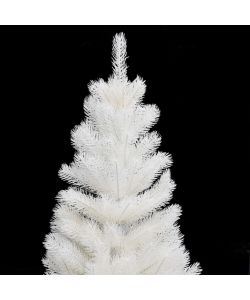 Set Albero Natale Artificiale con LED e Palline Bianco 90 cm