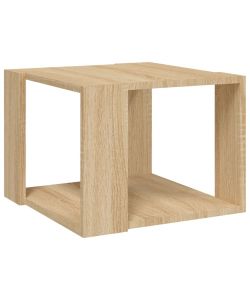 Tavolino da Salotto Rovere Sonoma 40x40x43 cm Legno Multistrato