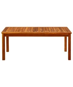 Tavolino da Giardino 110x60x45 cm in Legno Massello di Acacia