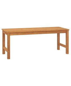 Panchina da Giardino 114 cm in Legno Massello di Teak