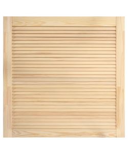 Ante a Lamelle 4 pz in Legno Massello di Pino 39,5x39,4 cm