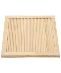 Ante a Lamelle 4 pz in Legno Massello di Pino 39,5x59,4 cm