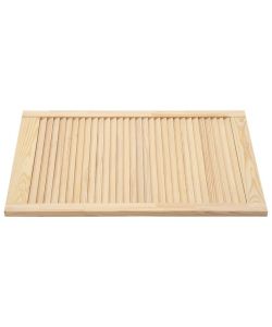 Ante a Lamelle 4 pz in Legno Massello di Pino 69x39,4 cm