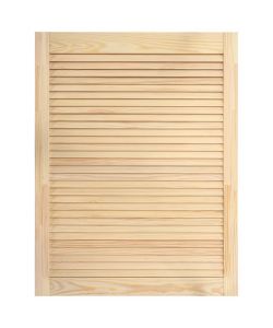 Anta a Lamelle in Legno Massello di Pino 69x49,4 cm