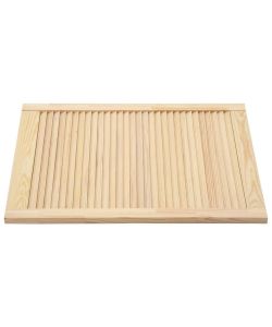 Ante a Lamelle 4 pz in Legno Massello di Pino 69x49,4 cm