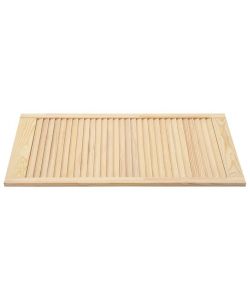 Ante a Lamelle 2 pz in Legno Massello di Pino 99,3x39,4 cm