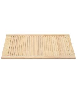 Ante a Lamelle 4 pz in Legno Massello di Pino 99,3x49,4 cm