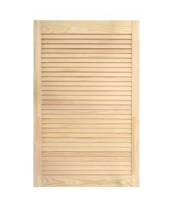 Ante a Lamelle 2 pz in Legno Massello di Pino 99,3x59,4 cm