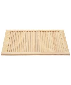 Ante a Lamelle 4 pz in Legno Massello di Pino 99,3x59,4 cm