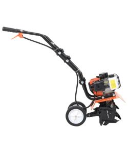 vidaXL Motozappa a Benzina - Nero Arancione - 52 cc