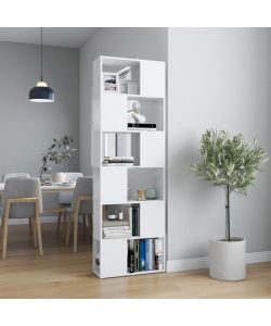 Libreria/Divisorio Bianco 60x24x186 cm