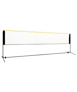 Rete da Badminton Regolabile 500x103x94-158 cm in Metallo